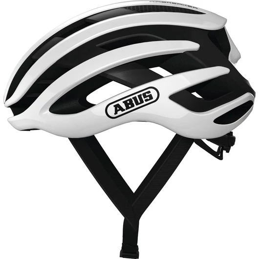 ABUS kerékpáros sport sisak AirBreaker, In-Mold, polar white shiny, M (52-58 cm) SISAK