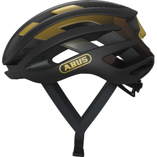 ABUS kerékpáros sport sisak AirBreaker, In-Mold, black gold, M (52-58 cm) SISAK