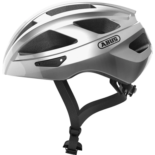 ABUS kerékpáros sport sisak Macator, In-Mold, gleam silver, S (51-55 cm) SISAK