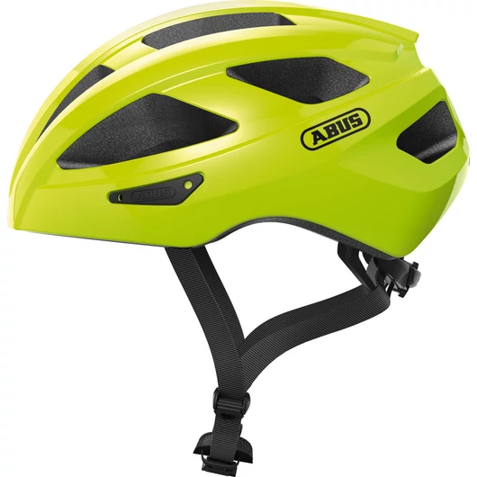 ABUS kerékpáros sport sisak Macator, In-Mold, signal yellow, L (58-62 cm) SISAK