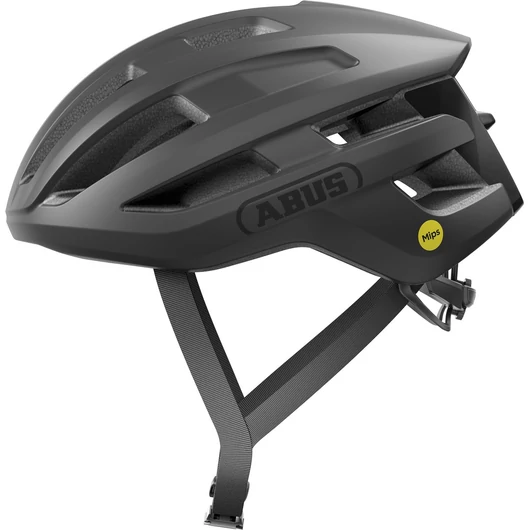 ABUS kerékpáros sport sisak Powerdome MIPS, In-Mold, velvet black, M (54-58 cm) SISAK