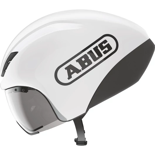 ABUS kerékpáros időfutam sisak GameChanger TT 1.1, In-Mold, shiny white, S (51-55 cm) SISAK