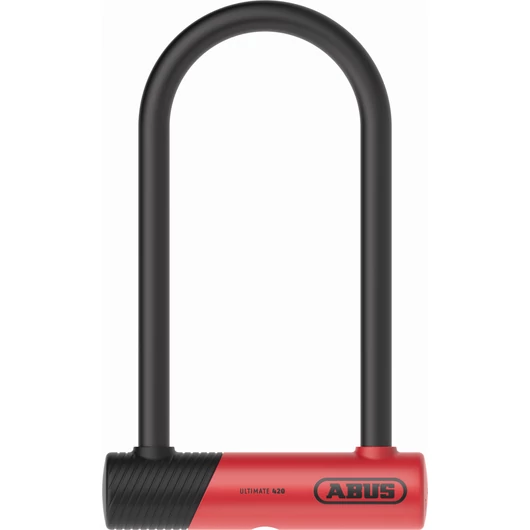 ABUS U-lakat Ultimate 420K/150 HB230, USH tartóval, piros LAKAT