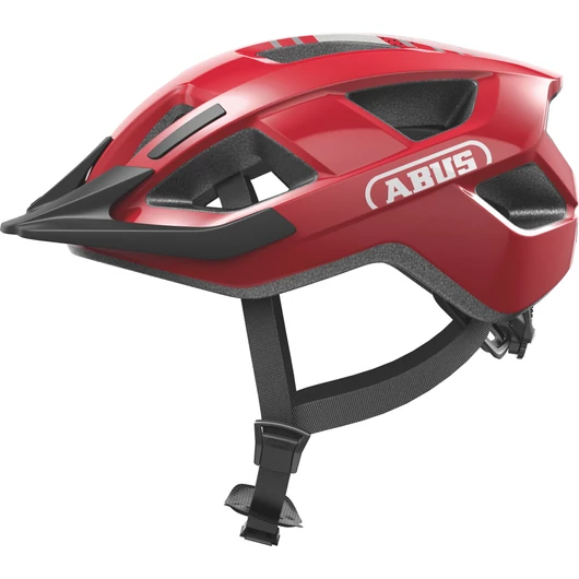ABUS kerékpáros városi sisak Aduro 3.0 LED, In-Mold, blaze red M (52-58 cm) SISAK