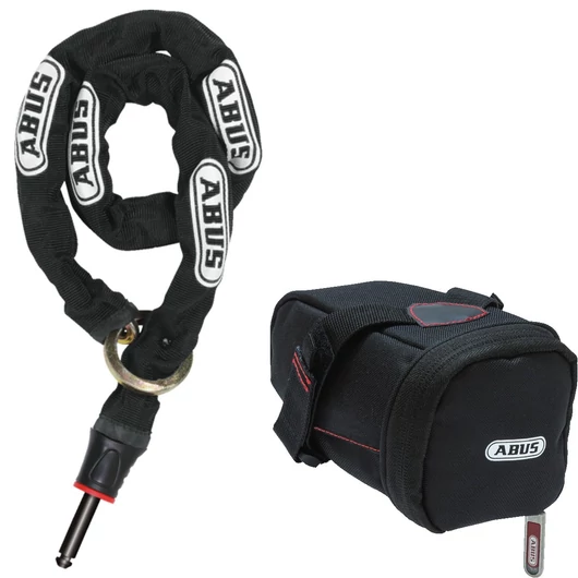 ABUS kiegészítő lánc ACH 2.0 Adaptor Chain 8KS/85 patkó lakathoz és Alarmbox 2.0-hoz + ST5950, fekete LAKAT