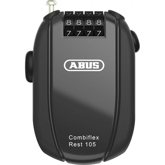 ABUS mini kábellakat számzárral Combiflex Rest, 105 cm, fekete LAKAT