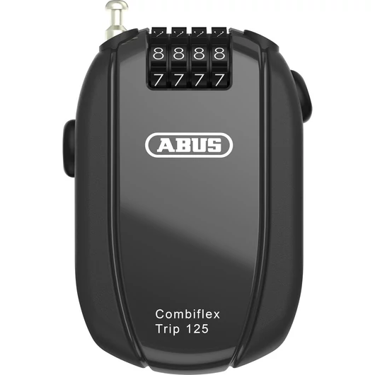 ABUS mini kábellakat számzárral Combiflex Trip, 125 cm, fekete LAKAT