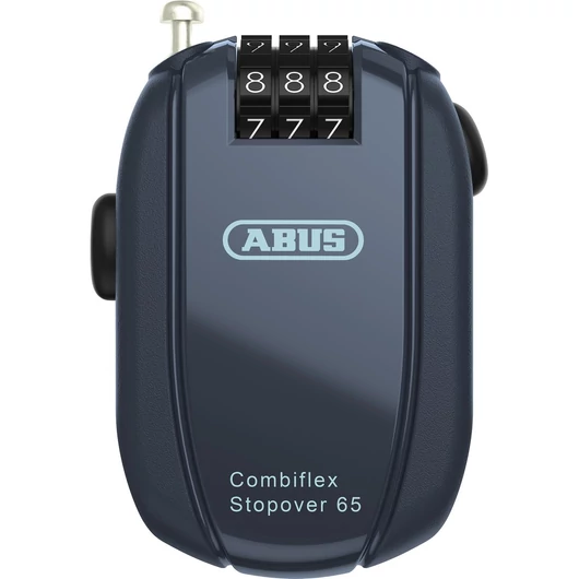 ABUS mini kábellakat számzárral Combiflex StopOver, 65 cm, éjkék LAKAT