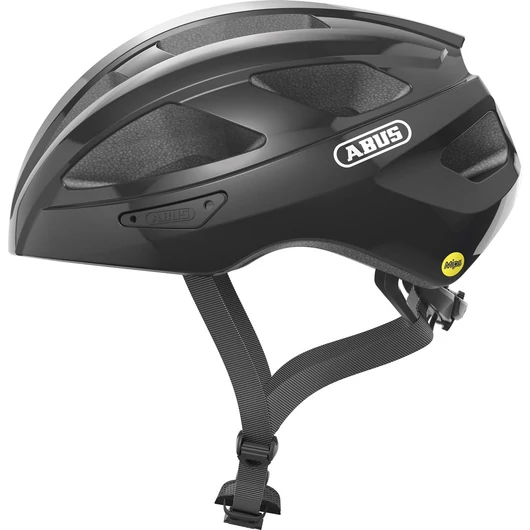 ABUS kerékpáros sport sisak Macator MIPS, In-Mold, shiny black, M (52-58 cm) SISAK