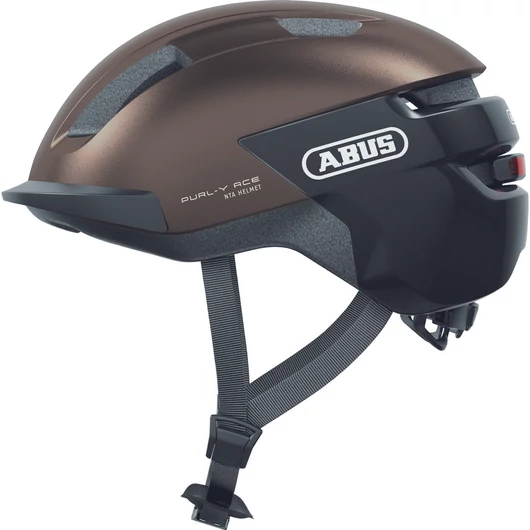 ABUS kerékpáros városi sisak Purl-Y ACE, In-Mold, metallic copper S (51-55 cm) SISAK