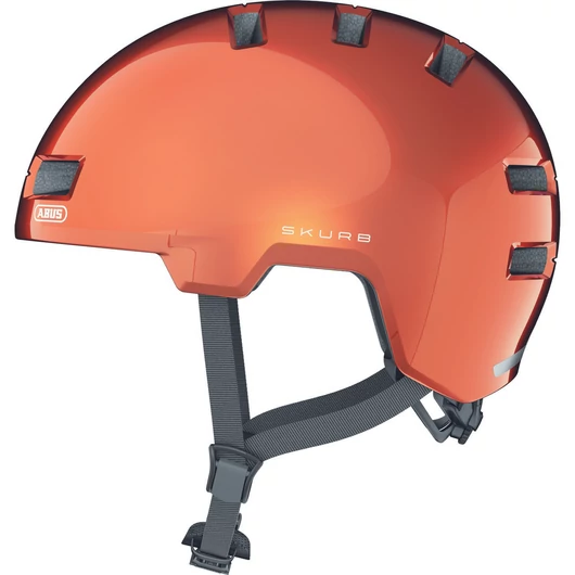 ABUS kerékpáros városi sisak Skurb, ABS, goldfish orange, M (55-59 cm) SISAK