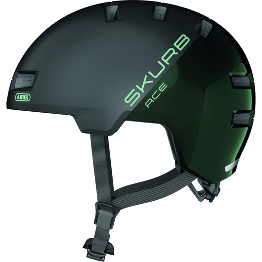 ABUS kerékpáros városi sisak Skurb ACE, ABS, moss green, M (55-59 cm) SISAK
