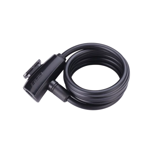 BBB Cycling kerékpáros spirál lakat BBL-61 QuickSafe, 8mmx150cm, fekete LAKAT