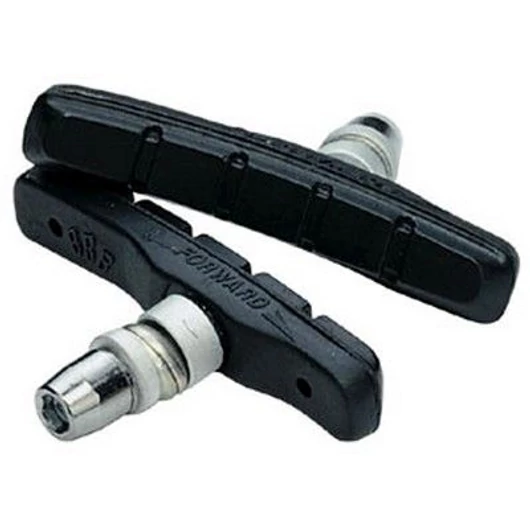 BBB Cycling kerékpáros fékpofa BBS-04 OEM VeeStop, V-fékhez, csomagolás nélküli, fekete (Min. rendelési egység: 25 db) FÉKKIEGÉSZÍTŐ
