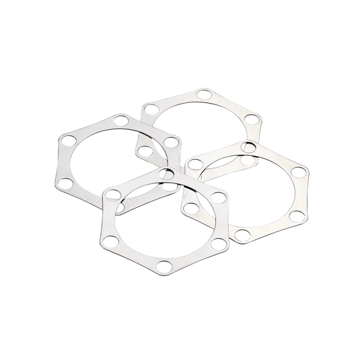 BBB Cycling kerékpáros féktárcsa alátét szett, BBS-130 Rotor, 6 csavaros, 4 db-os kiszerelés, ezüst TÁRCSAFÉK ALKATRÉSZEK
