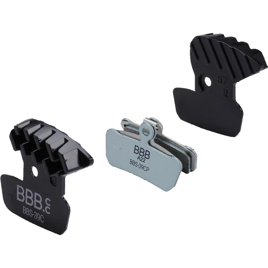 BBB Cycling kerékpáros hűtőbordás tárcsafék betét BBS-39C DiscStop Coolfin, hűtőborda + betét együtt, kompatibilis Avid XO Trail TÁRCSAFÉK ALKATRÉSZEK