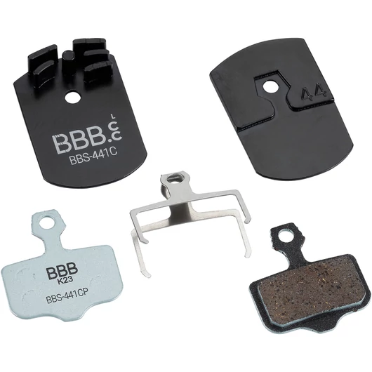 BBB Cycling kerékpáros hűtőbordás tárcsafék betét BBS-441C DiscStop Coolfin, hűtőborda + betét együtt, Avid Elixir kompatibilis TÁRCSAFÉK ALKATRÉSZEK