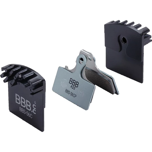 BBB Cycling kerékpáros hűtőbordás tárcsafék betét BBS-56C DiscStop Coolfin, hűtőborda + betét együtt, kompatibilis Shimano XTR> 2012 TÁRCSAFÉK ALKATRÉSZEK