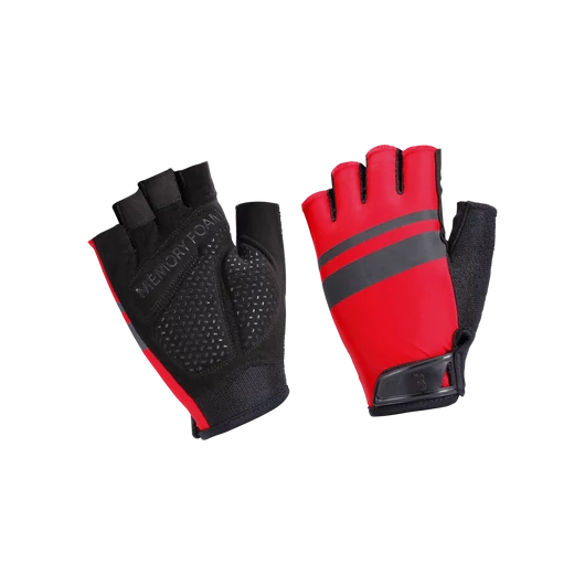 BBB Cycling kerékpáros kesztyű BBW-59 HighComfort, emlékező szivacsos, piros S KESZTYŰK
