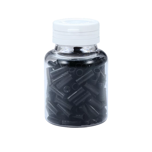 BBB Cycling kerékpáros váltóbovdenházvég BCB-150 Cable-End, műanyag, 4mm-es váltóbovden házakhoz, fekete (150 db) FÉKKIEGÉSZÍTŐ