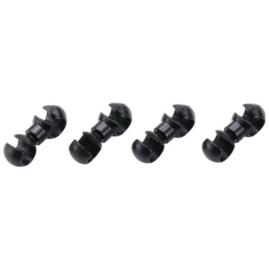 BBB Cycling kerékpáros távtartó bovdenekhez BCB-98 CableConnect, 4mm-es és 5mm-es bovdenekhez, fekete (4 db) FÉKKIEGÉSZÍTŐ