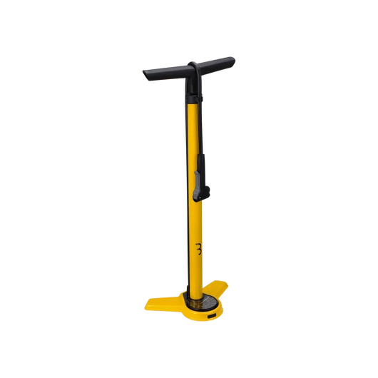 BBB Cycling kerékpáros állópumpa BFP-27 AirSteel, acél, sárga PUMPA
