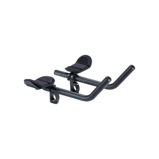 BBB Cycling kerékpáros időfutam könyöklő BHB-60 AeroMax, alumínium, 25.4 és 31.8mm, ergonomikus forma, 350mm hosszú, fekete KORMÁNY
