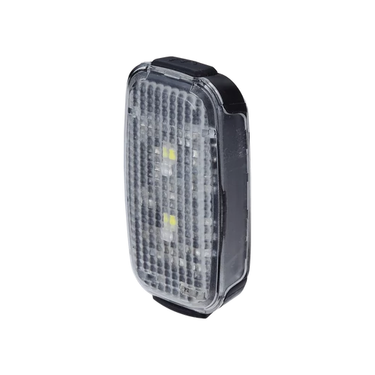 BBB Cycling kerékpáros első/hátsó lámpa BLS-149 SpotDuo, 20 lumen, 2x2 mód (első és hátsó lámpaként is használható), micro USB tölthető 300 mAh akku, gumis felfogatással VILÁGÍTÁS