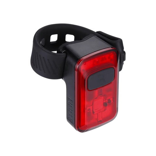 BBB Cycling kerékpáros hátsó lámpa BLS-152 Spark 2.0, 10 lumen, 4mód, USB C tölthető 300 mAh akku, gumis felfogatással VILÁGÍTÁS