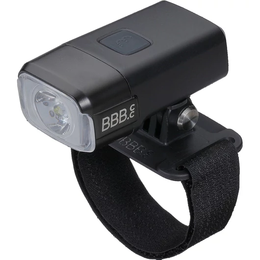BBB Cycling kerékpáros első lámpa sisakra BLS-162 AdventureStrike, 600 lumen, 3 mód, micro USB tölthető 2000mAh akku, tépőzáras GoPro felfogatással VILÁGÍTÁS