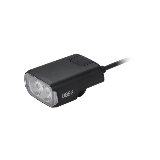 BBB Cycling kerékpáros első lámpa BLS-241E E-Strike Urban 600, 600 lumen, 2 mód, e-bikeokhoz, vezeték nélküli távkapcsolóval VILÁGÍTÁS