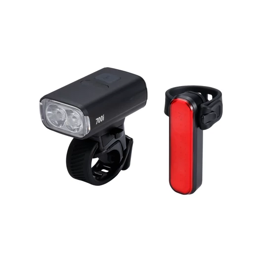 BBB Cycling kerékpáros lámpa szett BLS-266i NanoStrike 700i Combo + BLS-255 Signal VILÁGÍTÁS