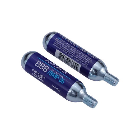 BBB Cycling kerékpáros CO2 pumpa patron BMP-35 AirTank, 16gramm, menetes, 2 db PUMPA