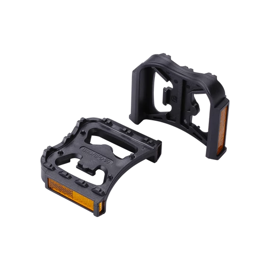 BBB Cycling kerékpáros pedál alkatrész BPD-90 FeetRest, adapter patent pedálhoz, fekete PEDÁL