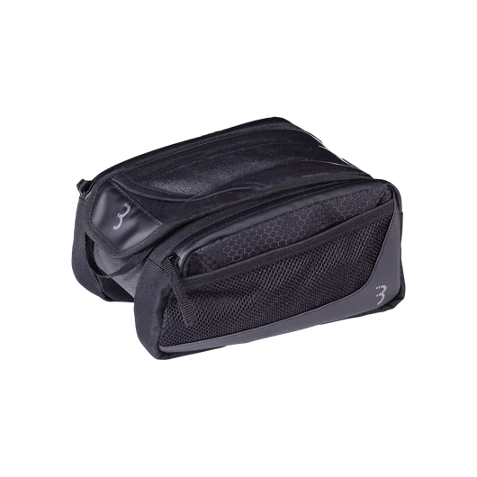 BBB Cycling kerékpáros táska felső vázcsőre BSB-19 TopTank X, vízálló, átlátszó fedőlap, 1.5 liter (110x160x200mm) TÁSKA