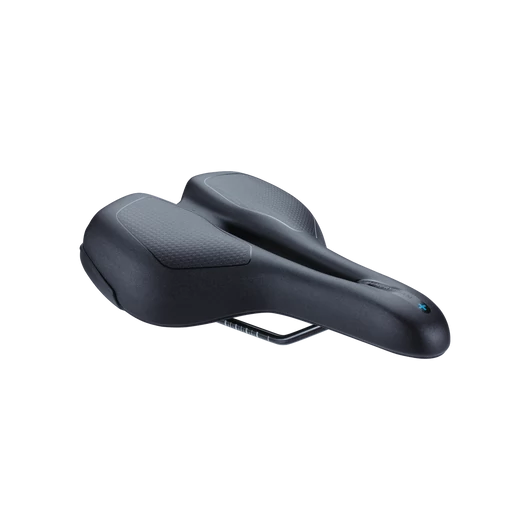 BBB Cycling kerékpáros nyereg BSD-112 SportPlus, unisex, aktívkerékpározási testtartáshoz ajánlott, emlékező szivacsos, 185mm széles, fekete NYEREG