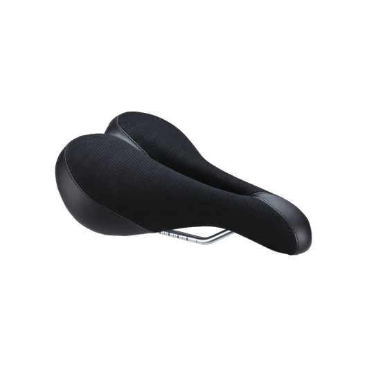 BBB Cycling kerékpáros nyereg BSD-13 MultiDensity, női, laza kerékpározási testtartáshoz, 170mm széles, fekete NYEREG