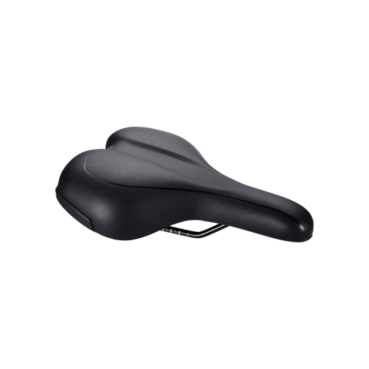 BBB Cycling kerékpáros nyereg BSD-92 Meander Active, unisex, aktív kerékpározási testtartáshoz, 185mm széles, fekete NYEREG