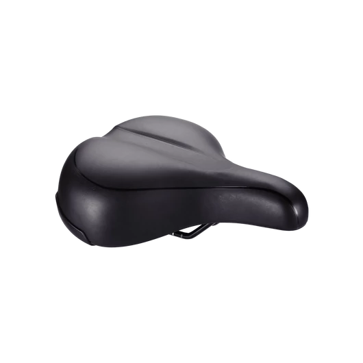 BBB Cycling kerékpáros nyereg BSD-94 Meander Upright, unisex, kiegyenesedett kerékpározási testtartáshoz, 225mm széles, fekete NYEREG