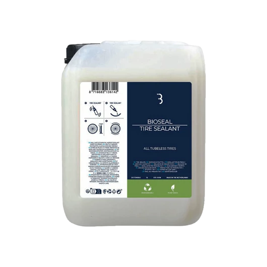 BBB Cycling kerékpáros defektmentesítő folyadék BTI-181W BioSeal, tubeless és belső gumitömlős rendszerekhez, biológiailag lebomlik, 5000 ml DEFEKTMENTESÍTŐK
