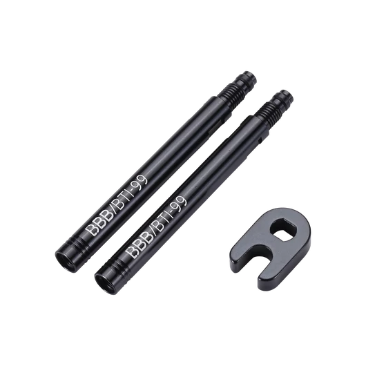 BBB Cycling kerékpáros szelephosszabbító BTI-99 ValveExtend, alu, szerszámmal, 50mm (2db) ALKATRÉSZ