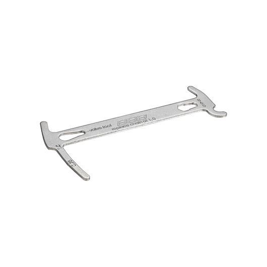 BBB Cycling kerékpáros szerszám - láncnyúlásmérő multiszerszám BTL-125 Chainchecker, szelep szerszámmal és 5/6/8mm-es csavarkulccsal SZERSZÁM