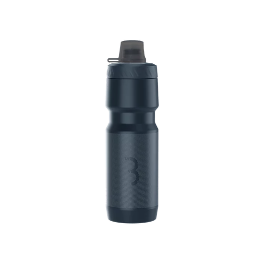 BBB Cycling kerékpáros kulacs BWB-16 AutoTank Mudcap XL, 750ml, auto szeleppel, kupakkal, BPA mentes, mosogatógépben is mosható, fekete KULACS