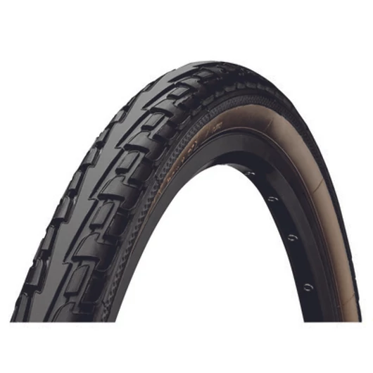 Continental kerékpáros külső gumi 37-622 RIDE Tour 28x1 3/8x1 5/8 fekete/barna KÜLSŐ GUMI