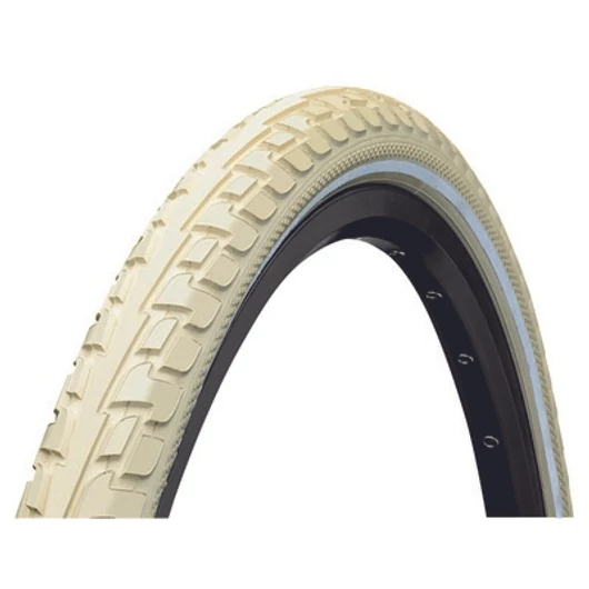 Continental kerékpáros külső gumi 37-622 RIDE Tour 28x1 3/8x1 5/8 krém/krém, reflektoros KÜLSŐ GUMI