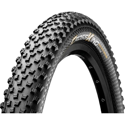 Continental MTB kerékpáros külső gumi 70-584 Cross King ProTection 27,5x2,8, hookless felni kompatibilis, tubeless ready, fekete/fekete, Skin hajtogathatós KÜLSŐ GUMI