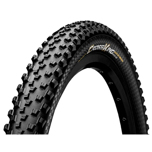 Continental MTB kerékpáros külső gumi 55-559 Cross King ProTection 26x2,2, hookless felni kompatibilis, tubeless ready, fekete/fekete, Skin hajtogathatós KÜLSŐ GUMI