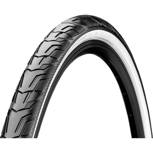 Continental kerékpáros külső gumi 47-622 Ride City 28x1,75 fekete/fehér, reflektoros KÜLSŐ GUMI