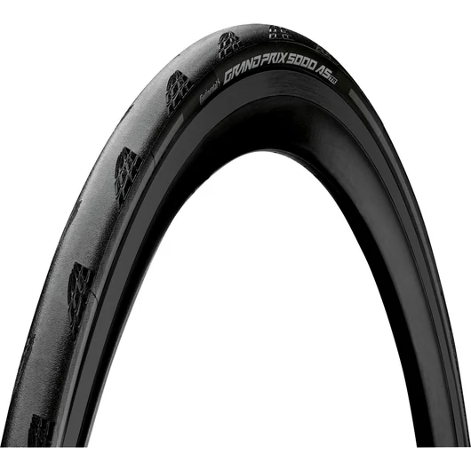 Continental országúti kerékpáros külső gumi 25-622 Grand Prix 5000 AllSeason TR 700x25C, hookless felni kompatibilis, tubeless ready, fekete/fekete, reflektoros, hajtogathatós KÜLSŐ GUMI