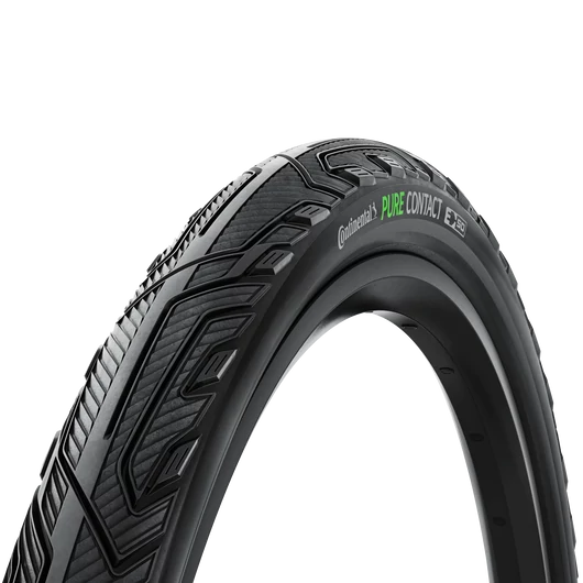 Continental kerékpáros külső gumi 47-622 Pure CONTACT 28x1,75 fekete/fekete, Skin grafit reflektoros, hajtogathatós - 1 éves defektgaranciával KÜLSŐ GUMI